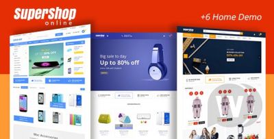 Super Shop v1.9 - адаптивный шаблон WooCommerce WordPress