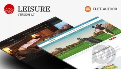 Leisure v2.1.14 - WordPress шаблон для сайта гостиницы или отеля