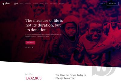 JS Giver v1.0 - шаблон для сайта благотворительности и некоммерческих организаций Joomla