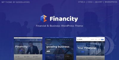 Financity v1.2.5 - бизнес шаблон WordPress
