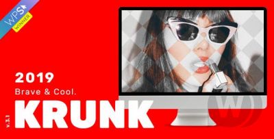 Krunk v3.1.2 - блоговый шаблон WordPress