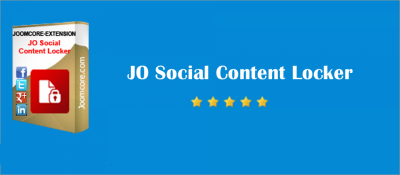 JO Social Content Locker v4.0 - социальный замок для Joomla