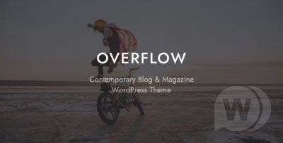 Overflow v1.4.5 NULLED - шаблон современный блога и журнала WordPress