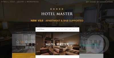 Hotel Master v4.1.2 - WordPress тема для бронирования отелей