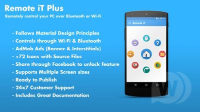 Remote iT Plus 2.0 - удаленный доступ к ПК через Bluetooth или Wi-Fi