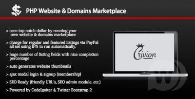 PHP Website and Domains Marketplace v1.6.1 - площадка для продажи доменов