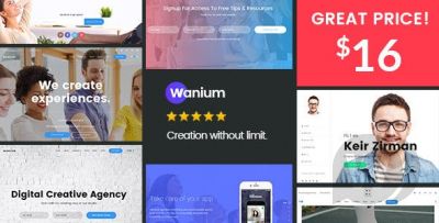 Wanium v1.7.5 - элегантная тема WordPress