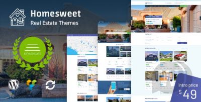 HomeSweet v1.9 WordPress шаблон недвижимости