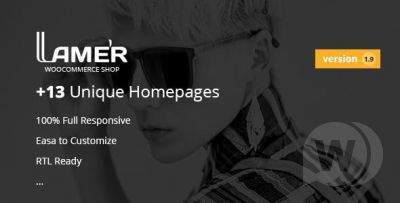 Lamer Fashion v1.9 - WooCommerce WordPress шаблон