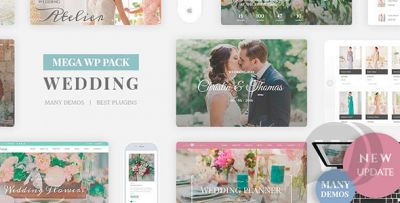 Wedding Industry v3.0 - свадебная многоцелевая тема WordPress