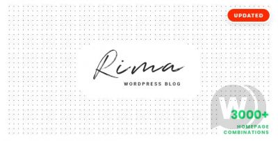 Rima v1.7.7 - шаблон для личного блога WordPress