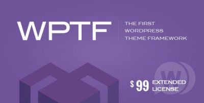 WPTF WordPress Theme Framework v1.4.6