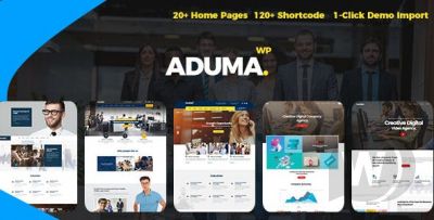 Aduma v1.3.1 - консалтинг, финансы, бизнес WordPress шаблон