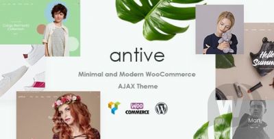 Antive v1.6.3 - минимальная и современная тема WooCommerce