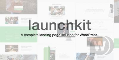 Launchkit v1.1.22 - лендинг шаблон WordPress