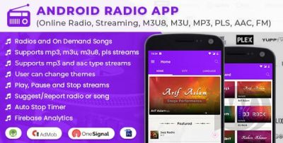 Android Radio App (25 July 2018) - приложение радио на Android