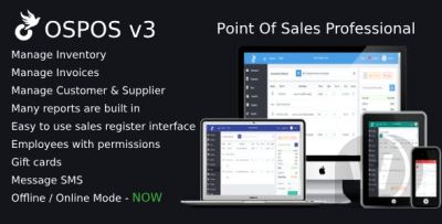 OSPOS Professional (online & offline) v3.3.0 - точка продаж (POS)