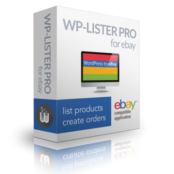 WP-Lister Pro for eBay v3.2.3 - список продуктов из eBay в WordPress