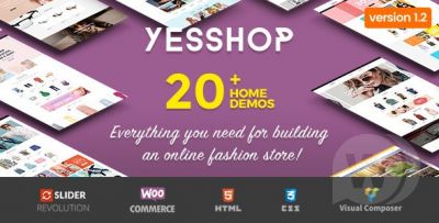 Yesshop v1.3.7 - многофункциональная тема WordPress WooCommerce