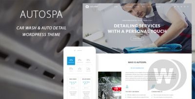 Auto Spa v2.5 - шаблон автосервиса WordPress