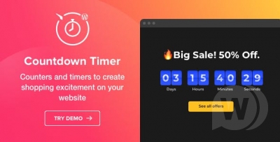 Countdown Timer v1.2.0 - плагин таймера WordPress