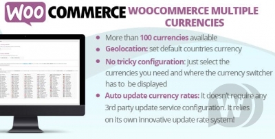 WooCommerce Multiple Currencies v3.2 - несколько валют WooCommerce