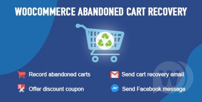 WooCommerce Abandoned Cart Recovery v1.0.5.2 - восстановление «брошенной» корзины