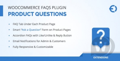 WooCommerce FAQ Plugin v1.0.5 - плагин часто задаваемых вопросов для WooCommerce