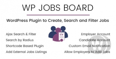 WP Jobs Board v1.4 - плагин поиска и фильтрации вакансий WordPress
