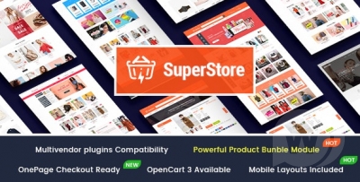 SuperStore v1.0.2 - многоцелевой OpenCart 3 шаблон