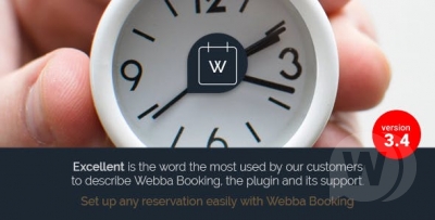 Webba Booking v3.8.28 - плагин бронирования WordPress