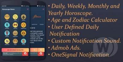 Horoscope (With Audio) v1.0 - приложение гороскопов Android
