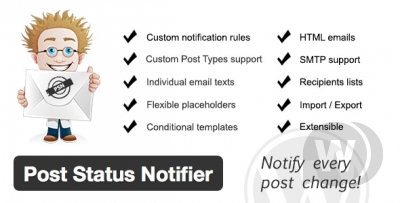 Post Status Notifier v1.9.5 - уведомления для постов WordPress