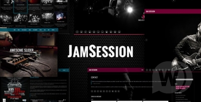 JamSession v4.8.8 - музыкальный шаблон WordPress