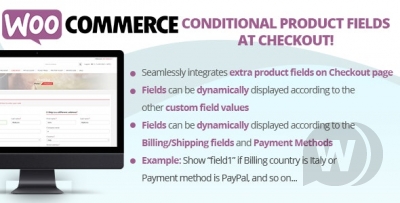 WooCommerce Conditional Product Fields at Checkout v5.4 NULLED
