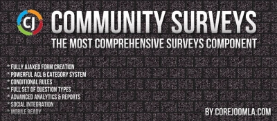 Community Surveys Pro v5.2.2 - опросы для Joomla