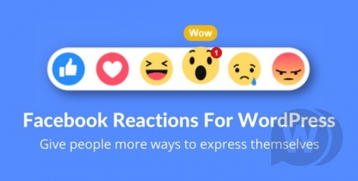 Facebook Reactions For WordPress v2.5 NULLED - реакции для WordPress
