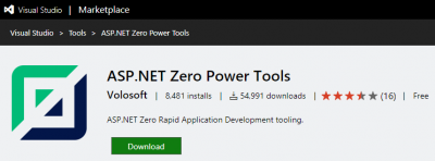 ASP.NET Zero Power Tools 2.0.4