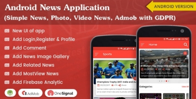 Android News Application v1.1 - новостной приложение Android
