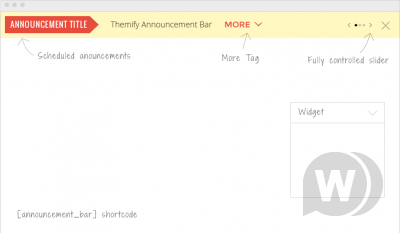 Announcement Bar v1.3.2 - панель объявлений WordPress
