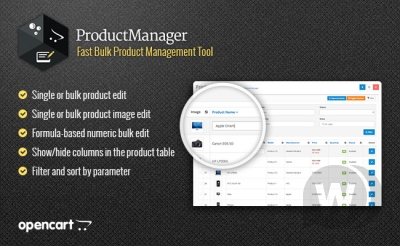 ProductManager v4.1.4 - быстрое управление товарами OpenCart 