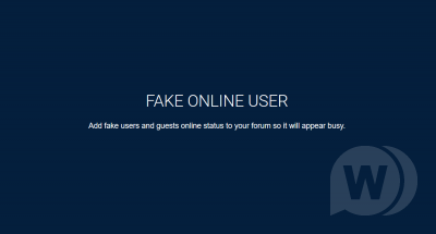 Fake Online User 2.0.2 - фейковые пользователи онлайн XenForo 2