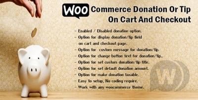 Плагин WooCommerce Donation Or Tip On Cart And Checkout v1.6