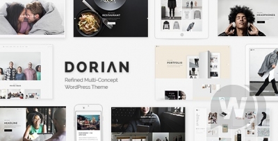 Dorian v2.0.0 - изысканная WordPress тема