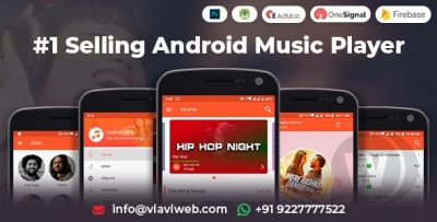Android Online MP3 with Material Design v1.0 (25-October-2019) - приложения музыки онлайн для Android