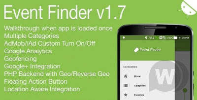Event Finder Full Android Application v1.7 - поиск событий Android