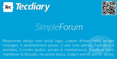 Simple Forum v1.3.7 NULLED - скрипт форума