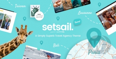 SetSail v1.7 NULLED - тема о путешествиях WordPress