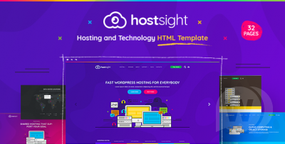 HostSite - Hosting and Technology HTML Template