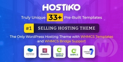 Hostiko v59.0.0 NULLED - WordPress WHMCS хостинг шаблон